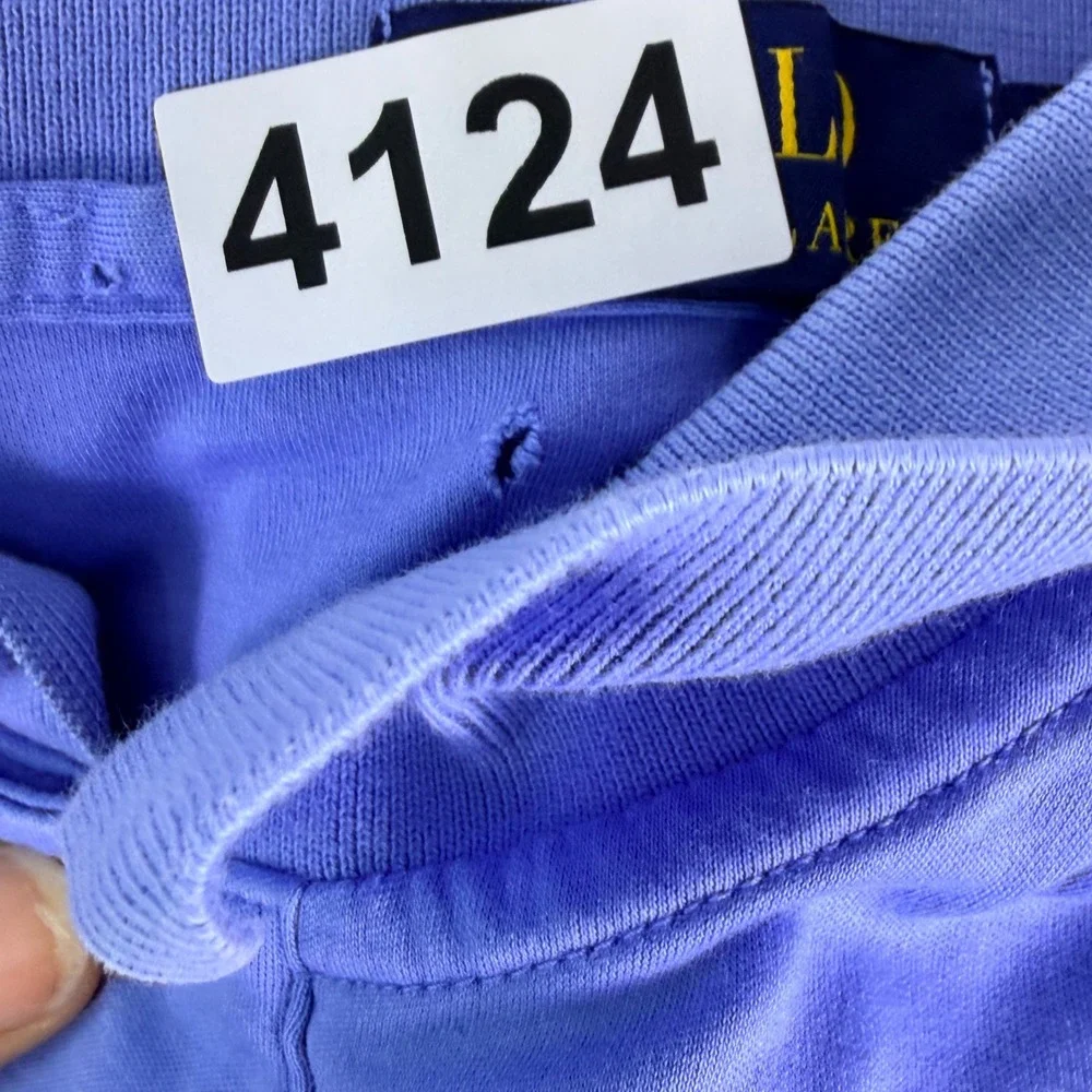 Polo Ralph Lauren Polo Shirt Men Small Blue Slim Fit Cotton Classic Pony Prep
